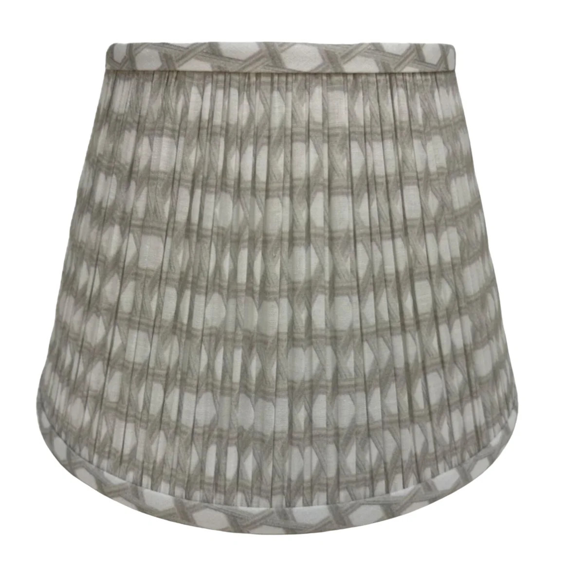 Cane Printed Lampshade in Dew | The Well Appointed House, LLC