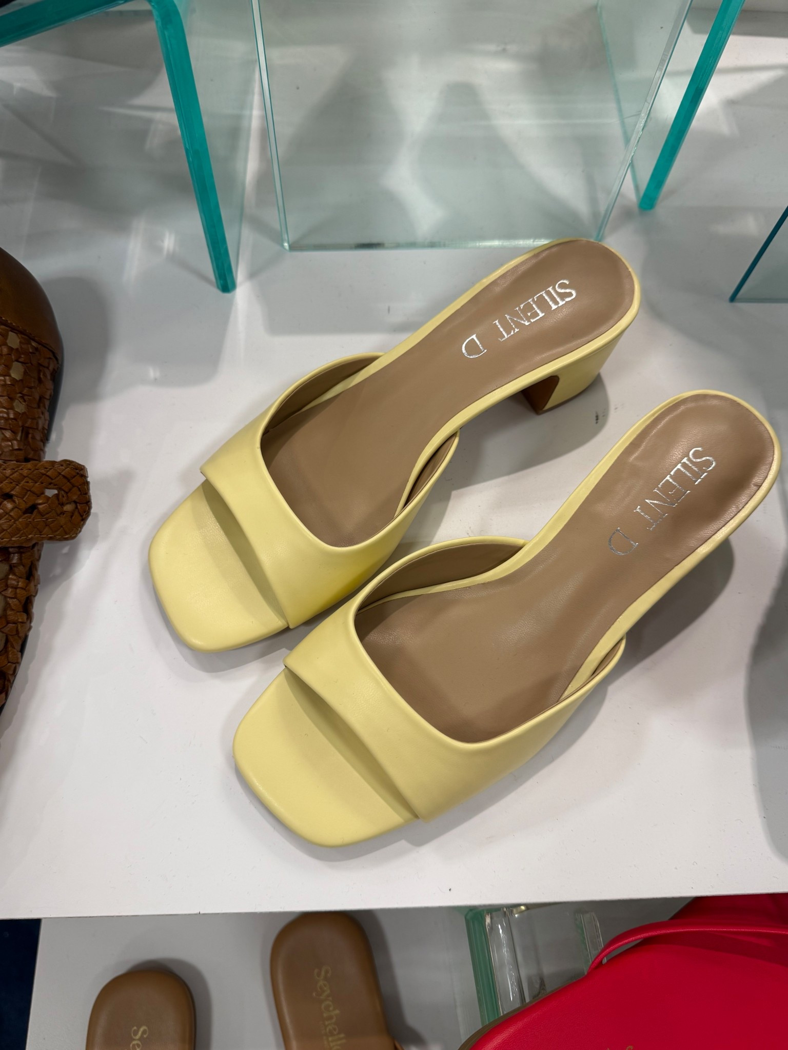 Most gorgeous little block heel!!  How pretty is this yellow color?!  Regretting not trying them on!  May need to get!

#LTKWedding #LTKWorkwear