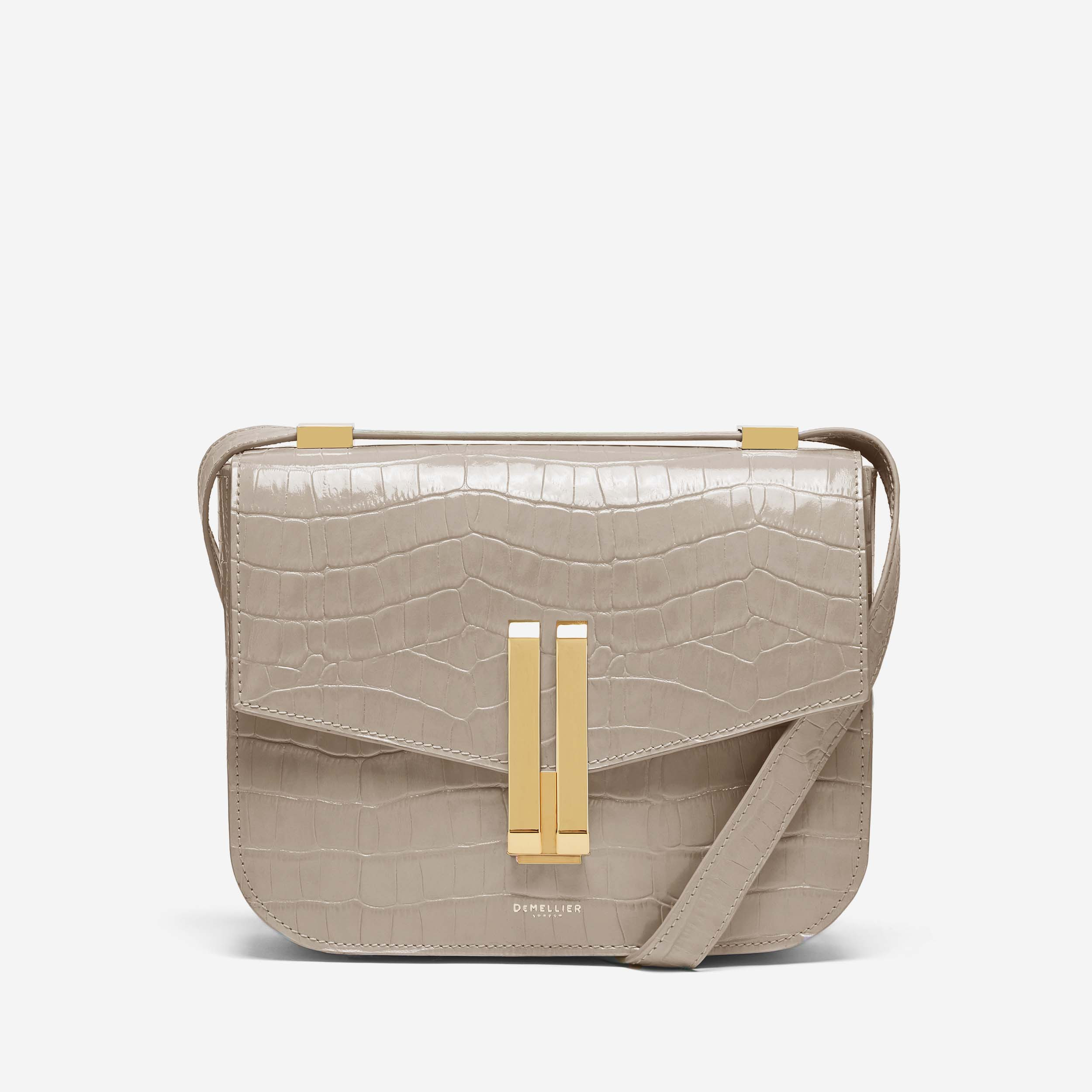 The Vancouver | Taupe Croc-Effect | DeMellier | DeMellier