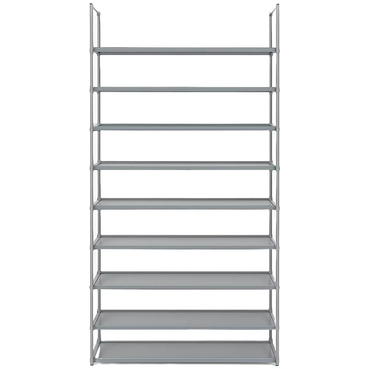 10-Tier Shoe Rack—Stores up to 50 Pairs of Shoes, Freestanding, Easy Assembly, Sturdy Metal Fra... | Target