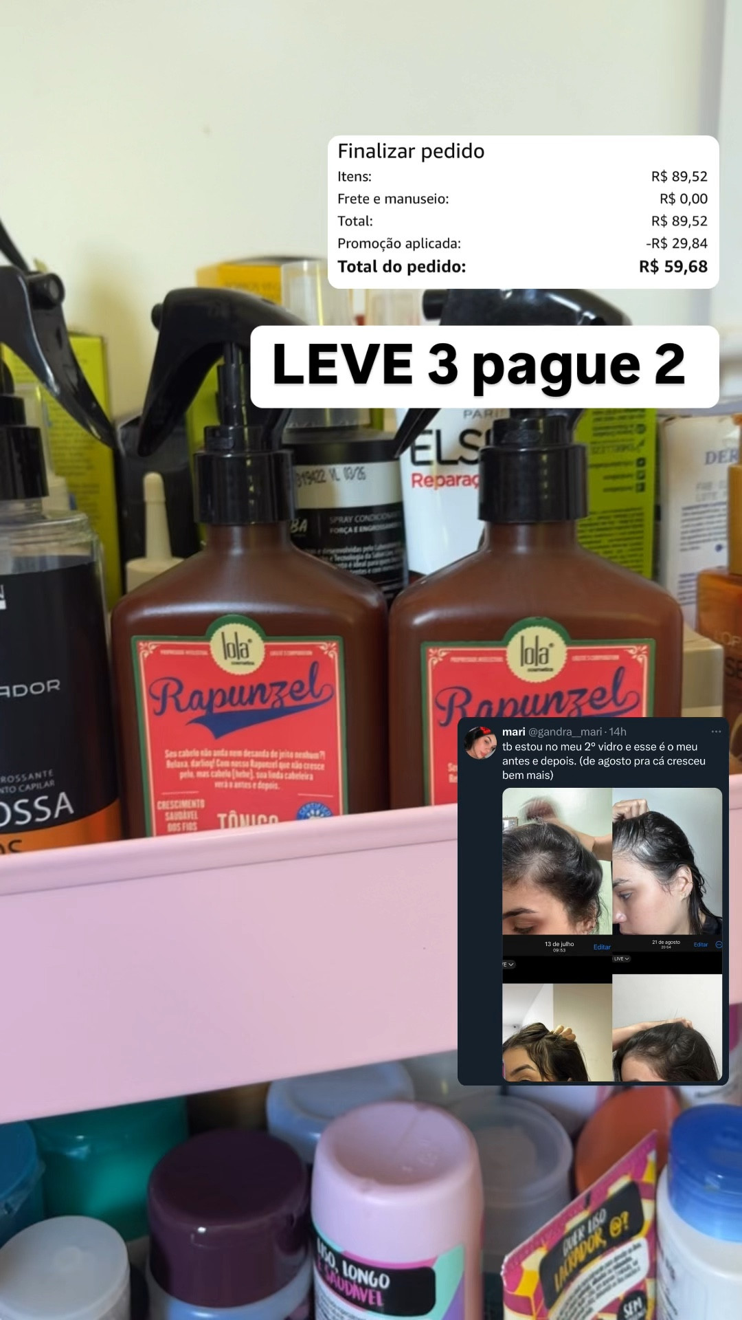 LEVE 3 PAGUE 2 saindo por R$59,68 nesta oferta na Amazon 
Saindo equivalente a R$19,68 cada um 

#LTKbeleza #LTKbrasil #LTKpromo