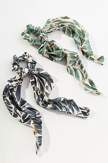 Set of Two Abstract Jungle Hair Scarves | Anthropologie (US)