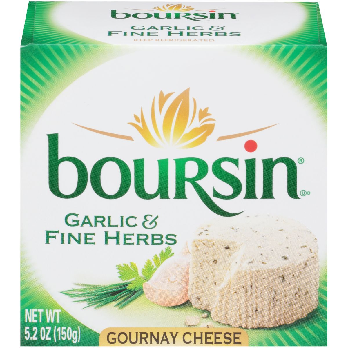 Boursin Garlic And Herb Puck Cheese - 5.2oz | Target