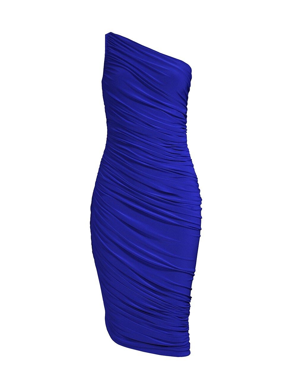 Diana Ruched One-Shoulder Knee-Length Dress | Saks Fifth Avenue