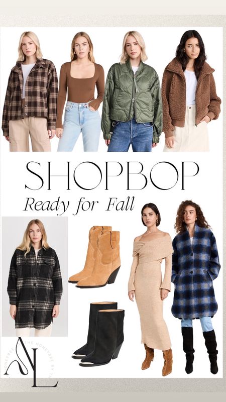 Fall ready! Bring on all the layers, boots, jackets and knits! Shopbop favs this month! 

#LTKSeasonal #LTKshoecrush #LTKstyletip