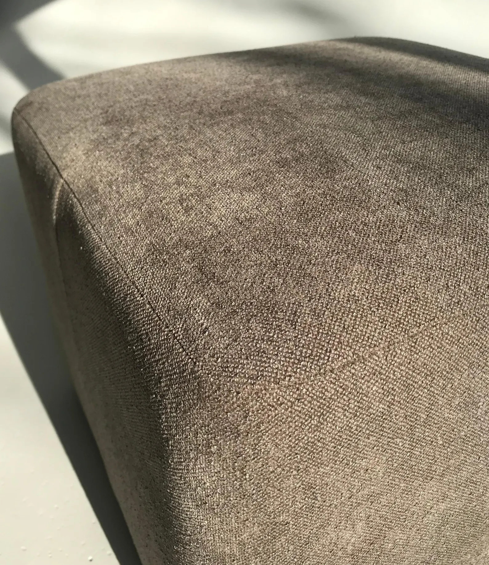 Minimalist Boucle Square Ottoman Pouf - Soft Modern Seating for Scandinavian & Japandi Home Decor... | Etsy (US)