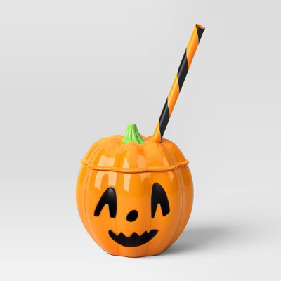 12 fl oz Halloween Figural Pumpkin Tumbler - Hyde and EEK! Boutique™ | Target