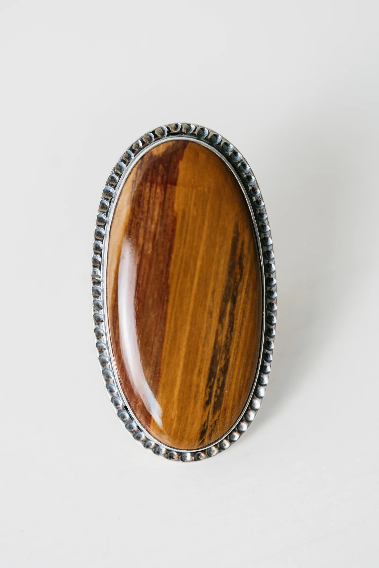 Amarillo Ring | Petrified Wood | Goldie Lew Jewelry, LLC