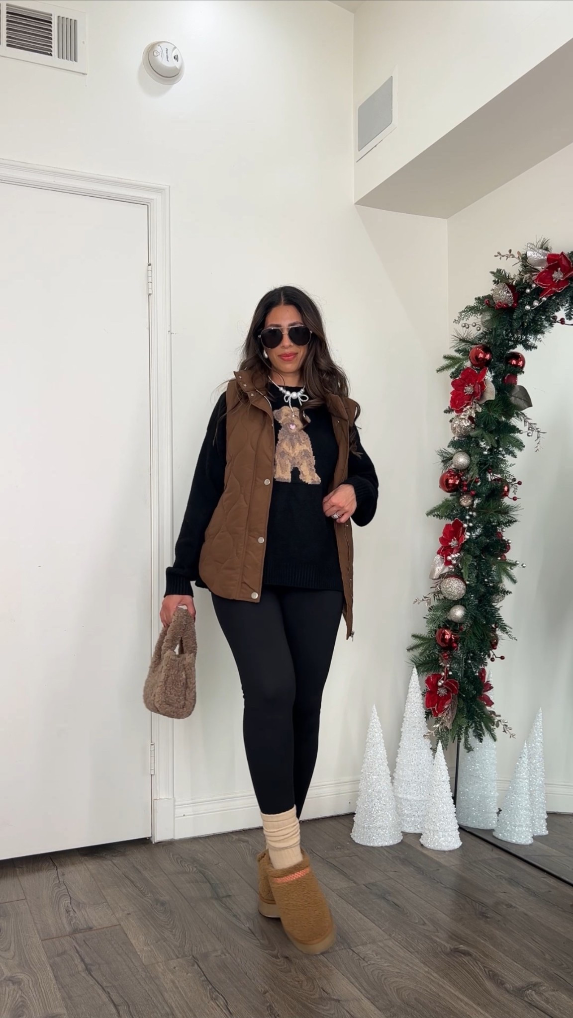 Easy Winter outfit idea with a Walmart sweater under $25. Paired with thick fleece leggings 

#LTKFindsUnder50 #LTKMidsize #LTKSeasonal