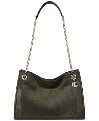 Suede & Leather Medium Bradley Tote Bag | Macy's