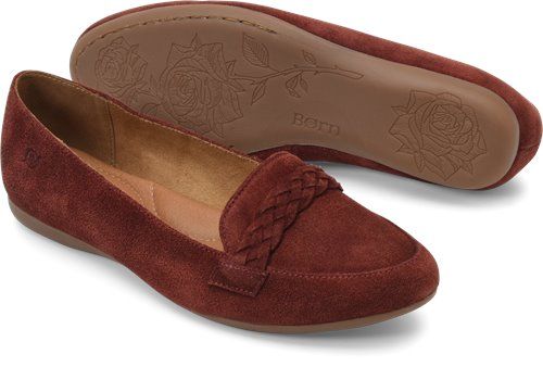 Womens Mirror in Russet Brown Suede | Born Shoes