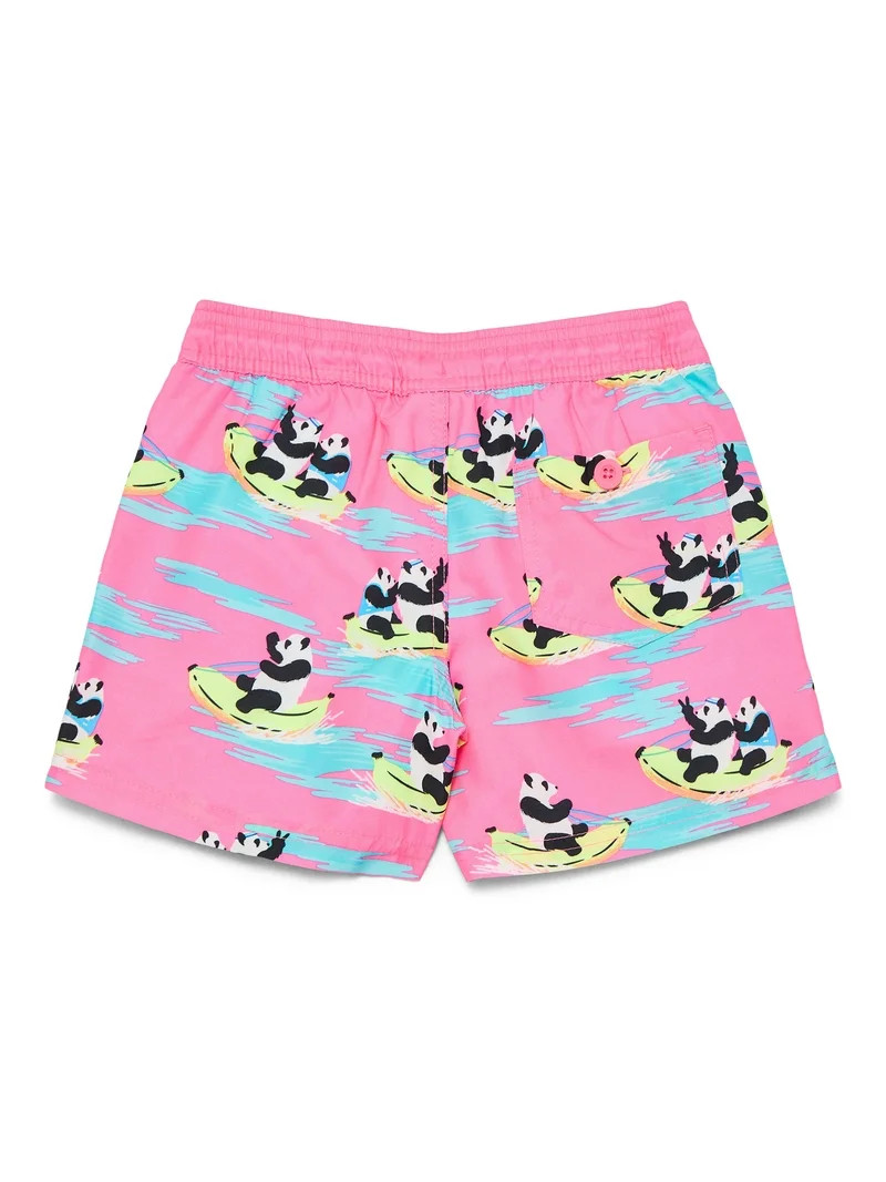 Wonder Nation Little and Big Boys Quick Dry Swim Trunks with UPF50+, Sizes 4-18 & Husky | Walmart (US)