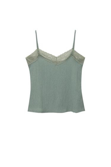 Strappy camisole top | PULL and BEAR UK