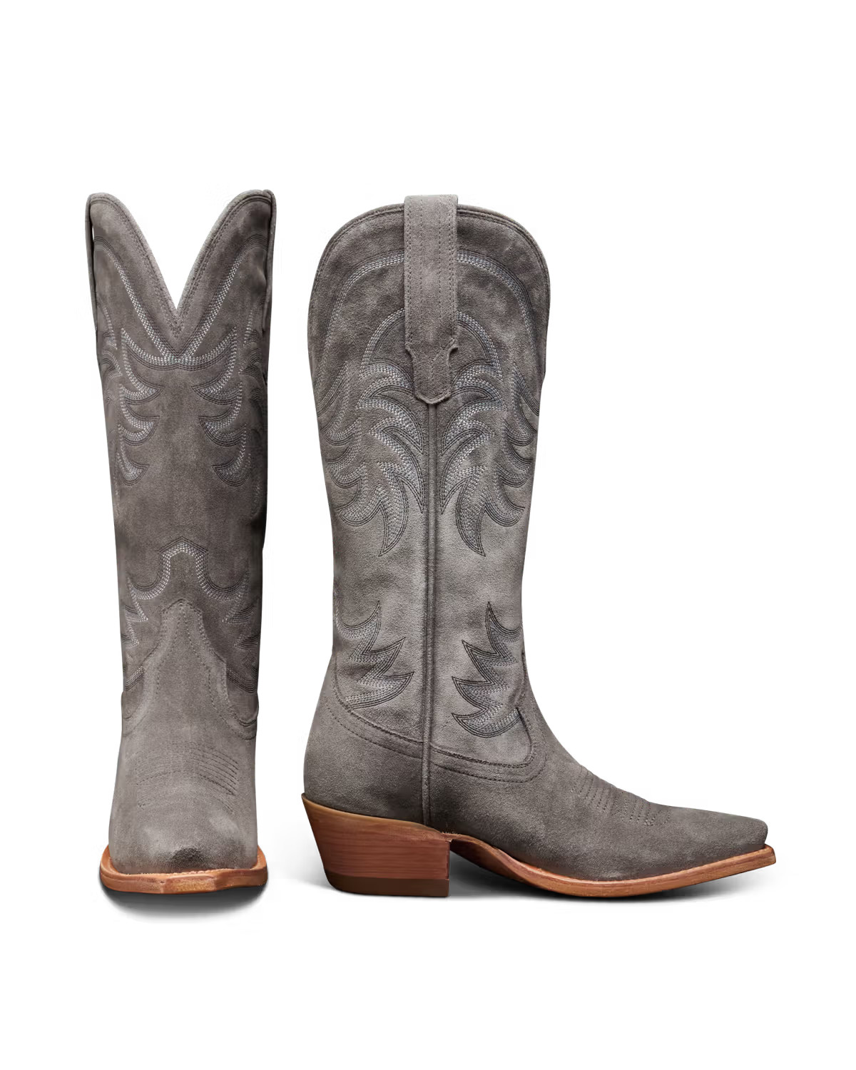 The Annie in Charcoal Suede - Women's Cowgirl Boot | Tecovas | Tecovas