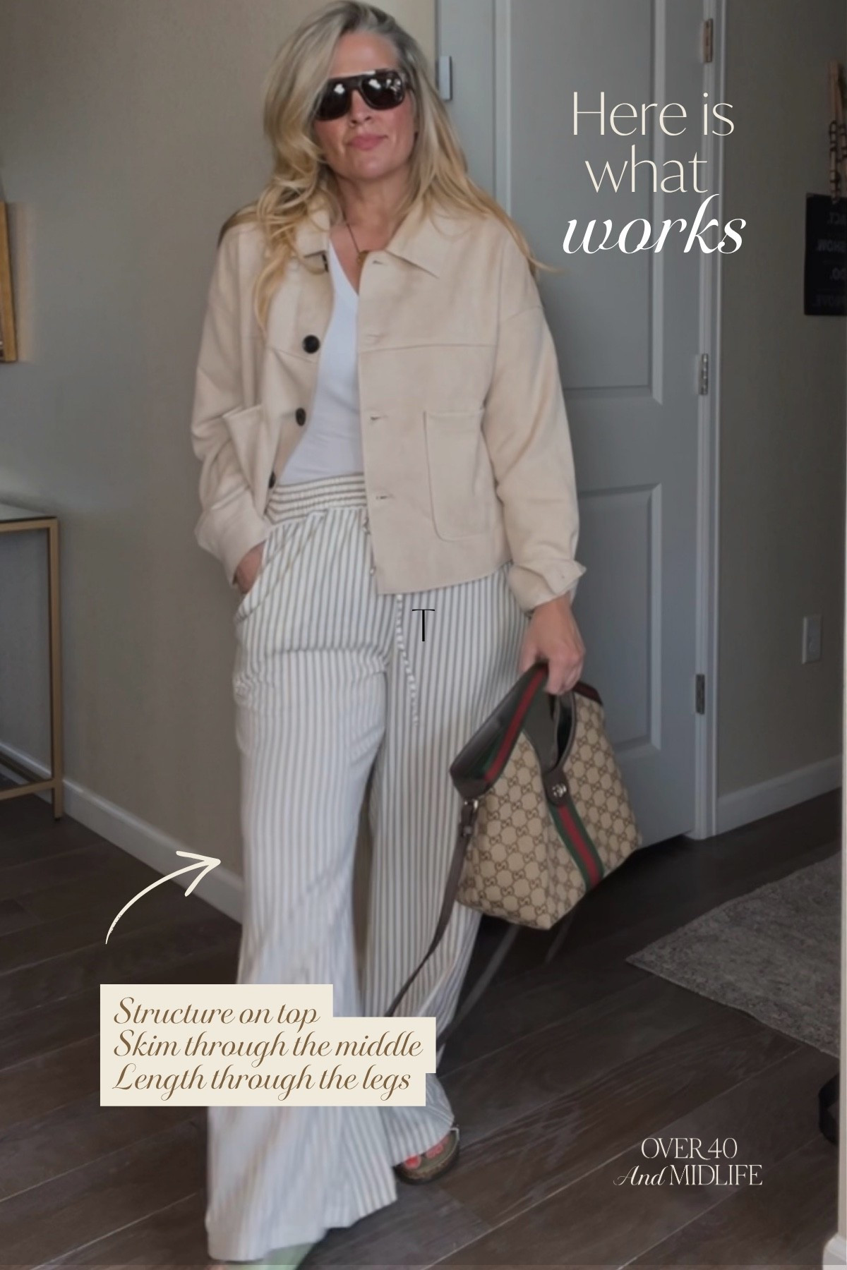  ✨Tap the bell, save and ❤️ for over 40 fashion, midlife style, midsize fashion and luxury looks for less. 

I used to think my outfits stopped working…

Same pieces. Same effort.
But somehow everything felt off.

The pants that should’ve been flattering… weren’t.
The dresses that looked easy… made me feel bigger.

And I couldn’t figure out why.

It wasn’t my body.
It was the way everything was sitting on it.

No structure.
No balance.
Nothing creating shape.

Once I started making small changes… everything shifted.

Adding a little lift.
Letting fabric skim instead of cling.
Balancing the proportions.

That’s it.

This is Outfit Physics.
And once you see it… you can’t unsee it.

Save this so your outfits actually work 🤍
Comment STYLE and I’ll send you my go-to pieces

👑 Helping you look good, feel good
– Lindsey Denver

Spring looks, Midlife style for real women who want to feel confident again. Over 40 fashion and over 50 style that works with changing bodies, perimenopause shifts, and real life. Think midsize fashion, Gen X style and up, body confidence, and mom outfits that feel polished, comfortable, and elevated...because style over 45 and over 50 should feel effortless, not stressful. 


Follow my LTK @Over40andmidlife on the @shop.LTK app to view this post and get my exclusive app-only content!

#liketkit #LTKPlusSize #LTKOver40 #LTKMidsize
@shop.ltk
https://liketk.it/6ar1V