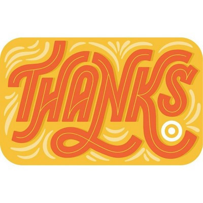 Thanks Lettering $20 Target GiftCard | Target