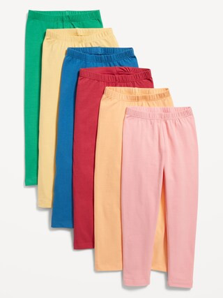 Full-Length Leggings 6-Pack for Toddler Girls | Old Navy (US)