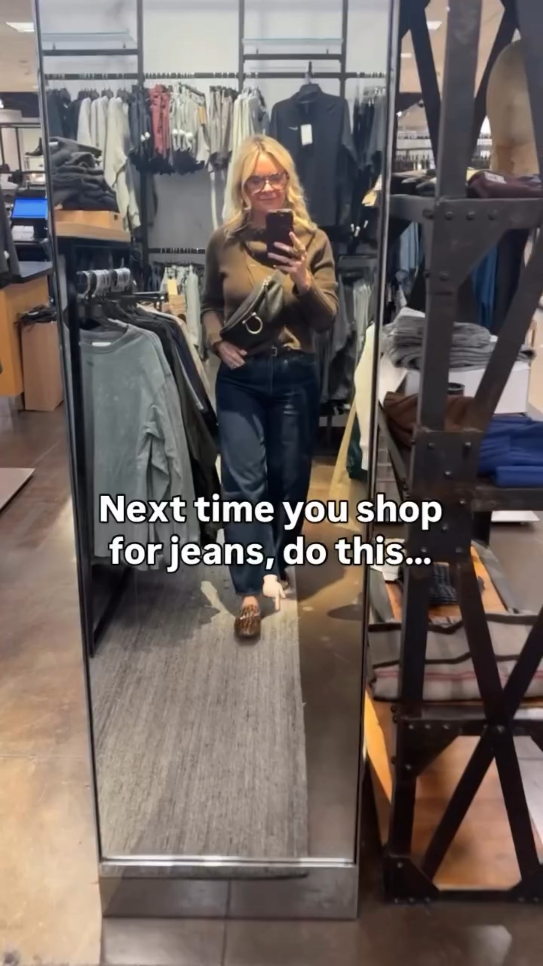 Denim shopping doesn’t have to be frustrating if you know what to look for. 

Next time you’re on the hunt for the perfect pair, remember this: 

🔹 Know your rise preference — Do you feel best in high-rise, mid-rise, or low-rise? This small detail makes a big difference in comfort and fit. 
🔹 Check the stretch factor — A little stretch adds comfort, but too much can lead to sagging. Aim for 1-2% elastane for structure and give. 
🔹 Focus on fit, not size — Every brand fits differently, so try multiple sizes to find the one that flatters your body. The number on the tag doesn’t matter — the fit does! 

Bonus tip: If they fit your hips but gap at the waist, a tailor can fix that. Never settle for jeans that don’t make you feel amazing! 

#JeansShoppingTipsSpace #DenimStyleSecrets #FlatteringJeans #PerfectFitEveryTime #PersonalStylistTips BodyConfidentStyle ShoppingMadeSimple WardrobeConfidence StyleForRealLife PersonalStylist NashvilleStylist