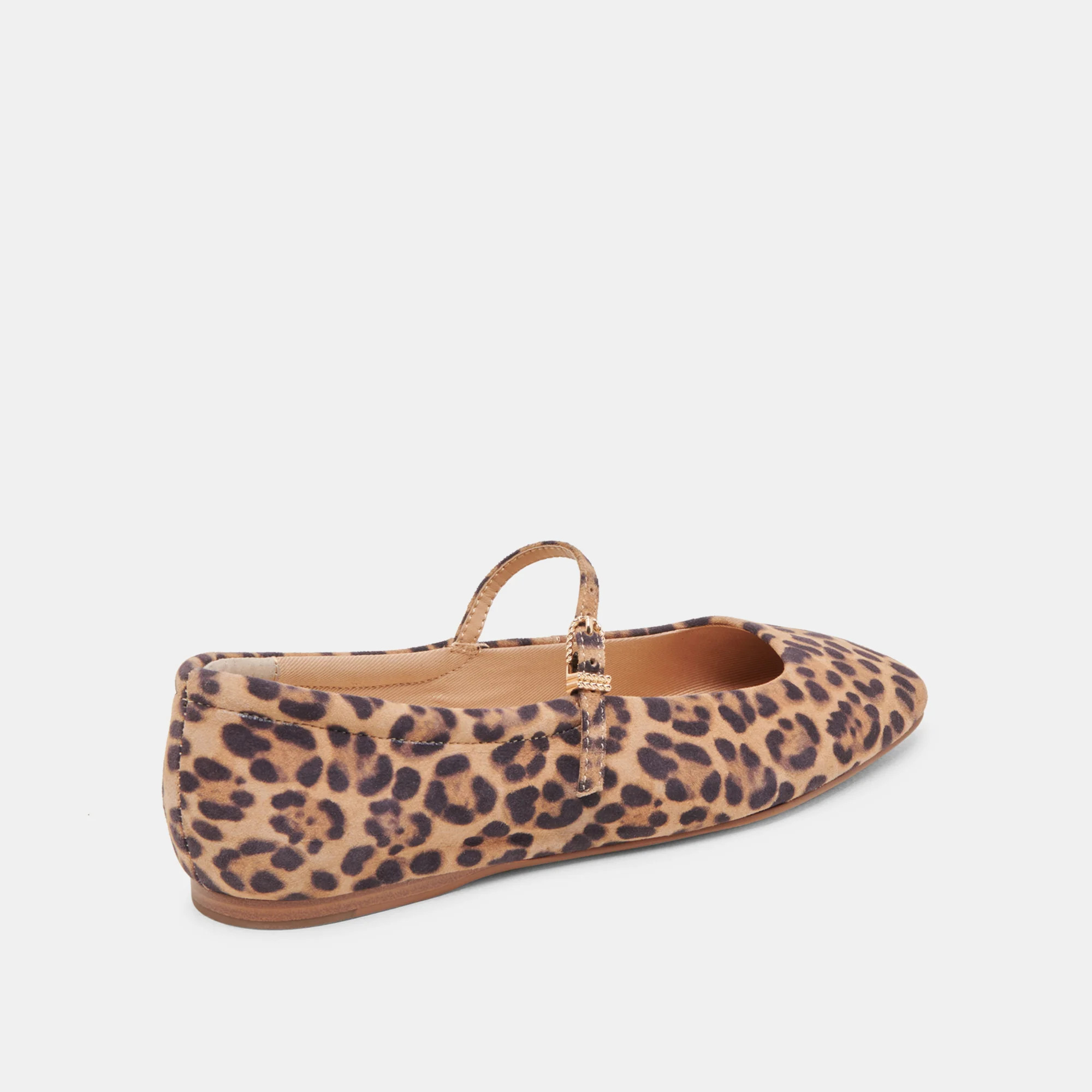 REYES BALLET FLATS DK LEOPARD SUEDE | DolceVita.com