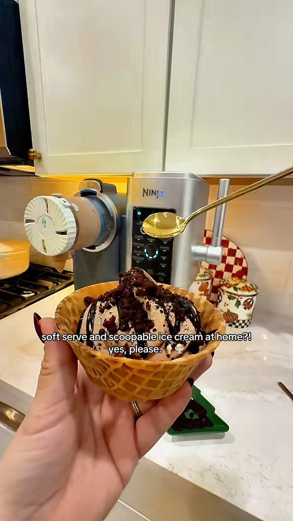 LOWEST PRICE OF THE YEAR on the Ninja Creami Swirl 🍦🍨 this ice cream machine makes for the most fun family nights in and as the perfect addition to your next gathering that you host. Whether you like soft serve ice cream, scoopable ice cream, or protein ice cream, this one does it all! ❤️ grab it for yourself or as the best Christmas gift down below. #ninjacreami #icecreammachine #homemadeicecream #softserve #kitchenessentials @Ninja Kitchen 

 

#LTKGiftGuide #LTKHome #LTKSaleAlert