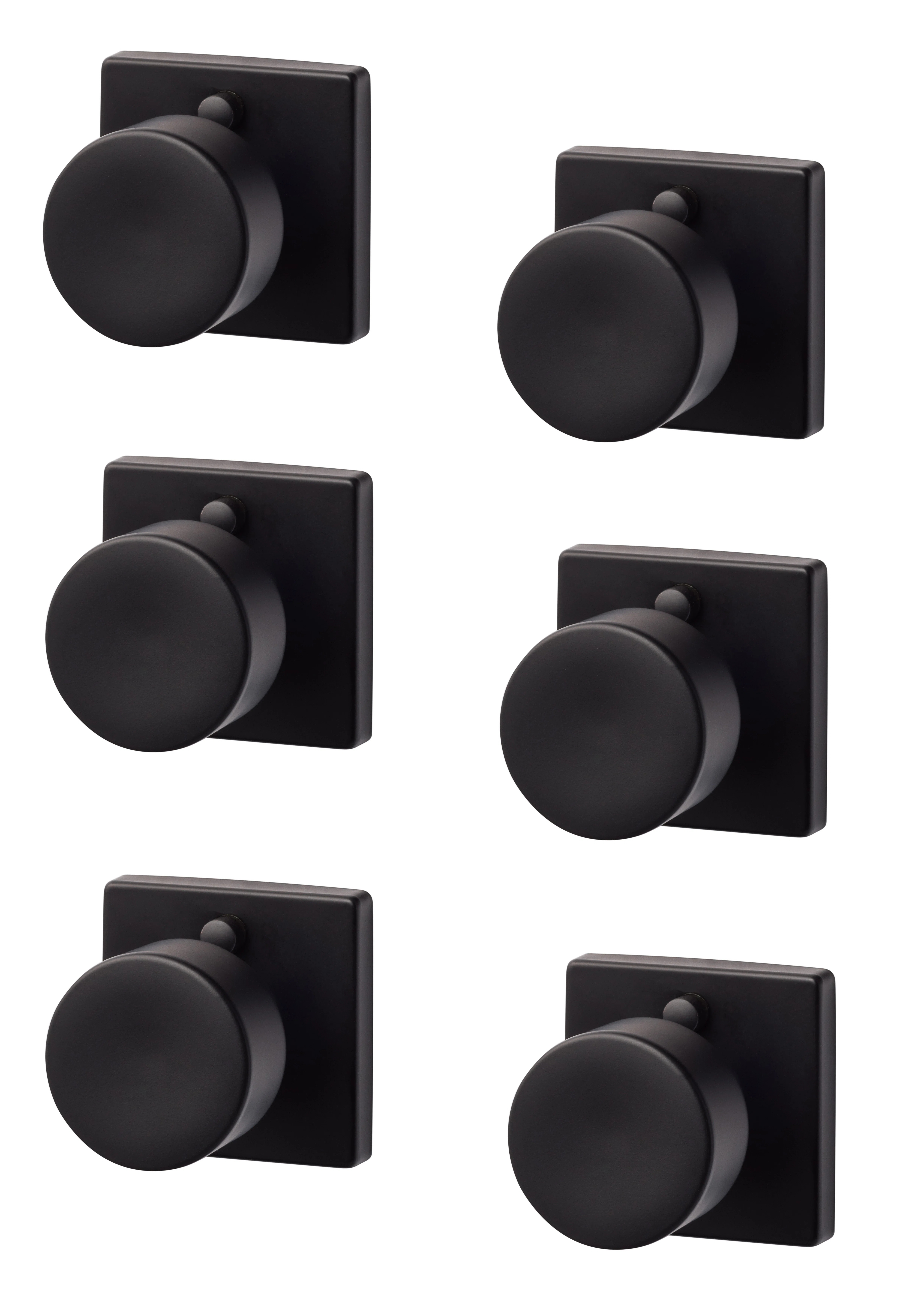 Bergen Square Privacy Knobset (Set of 6) | Wayfair North America