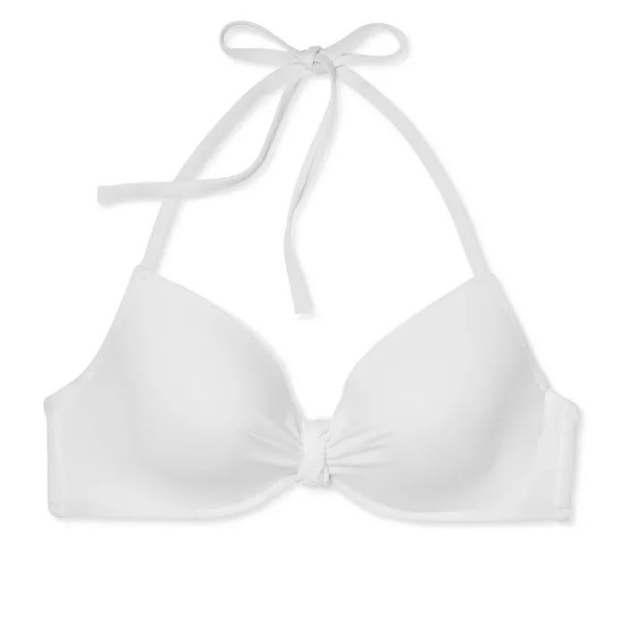 Women's Lightly Lined Knot-Front Bikini Top - Shade & Shore™ | Target