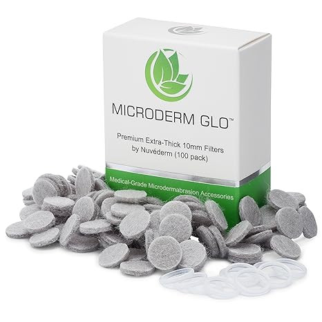 Microderm GLO Premium Extra-Thick 10mm Filters by Nuvéderm (100 pack) - Medical Grade Microderma... | Amazon (US)