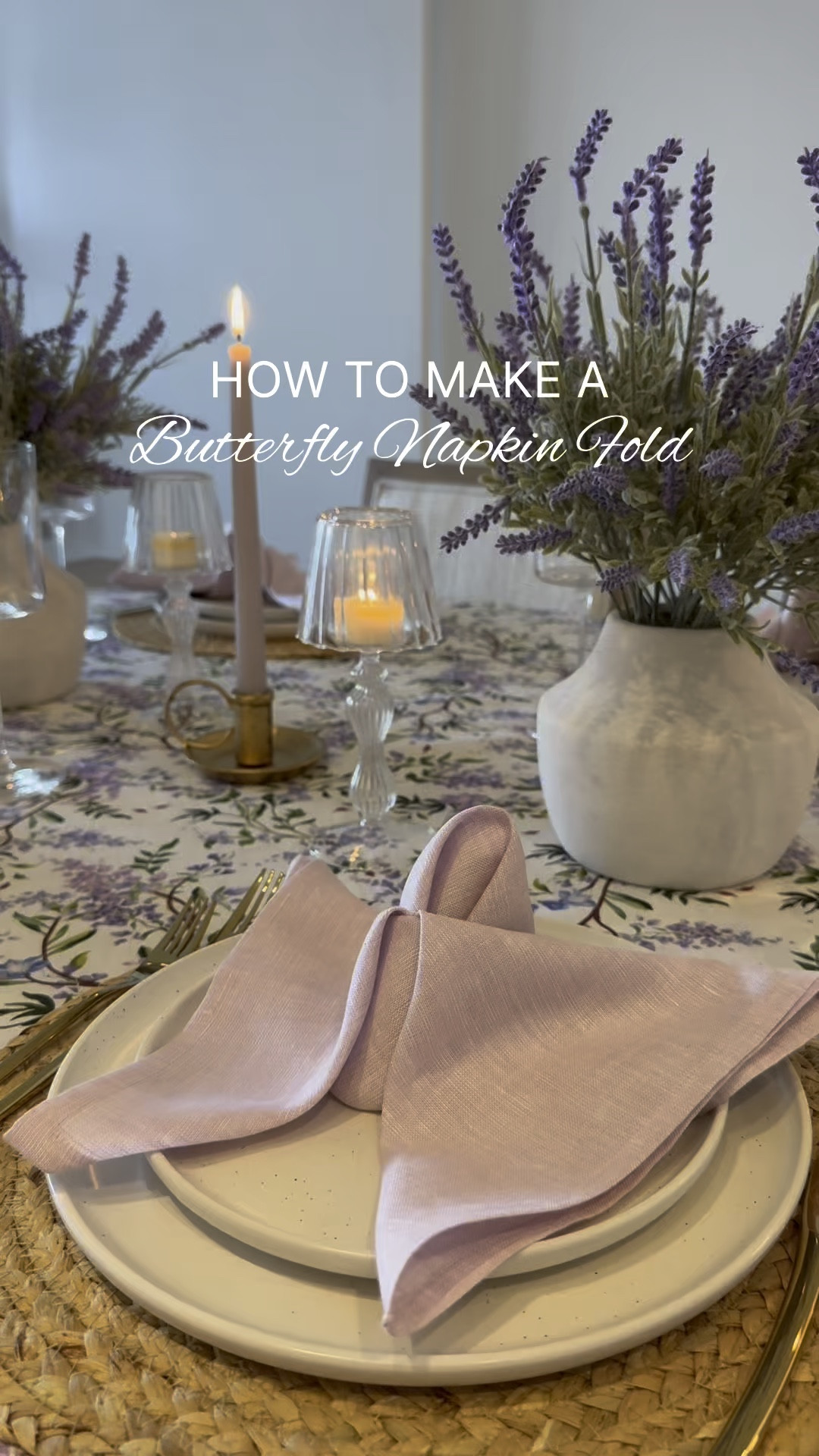 An easy napkin fold for spring and summer hosting 🦋🪻

#napkinfold #napkinfolding #napkinfoldingtutorial #butterfly #hosting #springhosting

#LTKSeasonal