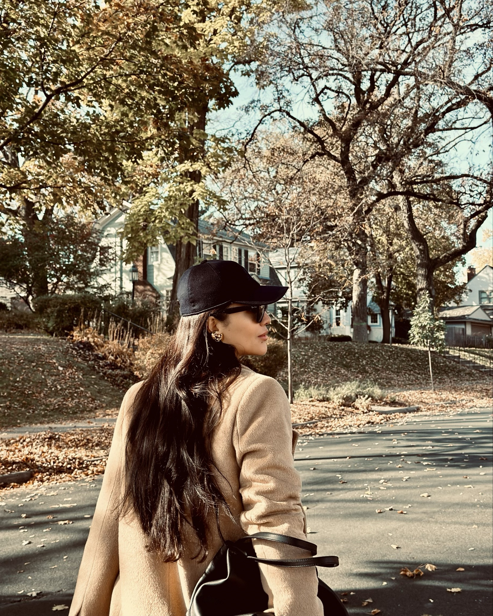 Fall outfit inspo, navy cap, Loro piana cap , navy knit, camel coat, cowboy boots , brown suede, vintage earrings, casual chic, wool coat, city and countryside chic 

**My coat is an old style by CHPTR-S, but found similar styles 
**My boots are from BA&SH Paris, still available online but couldn’t find them here. 
**My jeans are vintage Levi’s sourced by Wellworndenim in the UK, also found on Etsy. 

#LTKSeasonal