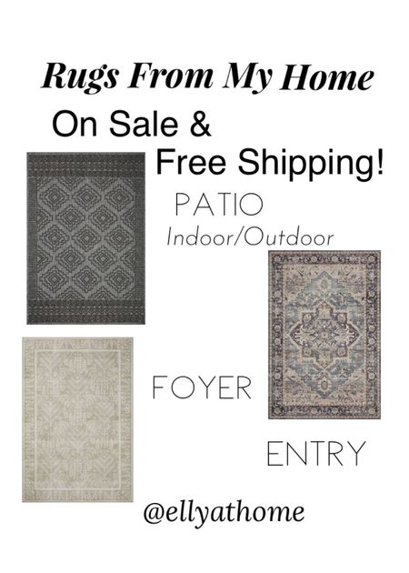 Loloi area rugs from my home on sale and free shipping!. Shop my favorite area rugs in my home. My new grey/charcoal indoor/outdoor rug featured on my patio today, neutral area rug in my foyer, Hathaway blue, multicolor area rug by my front door. Neutral, classic, coastal, modern farmhouse, traditional, transitional home decor styles. 


#LTKsalealert #LTKhome #LTKSeasonal