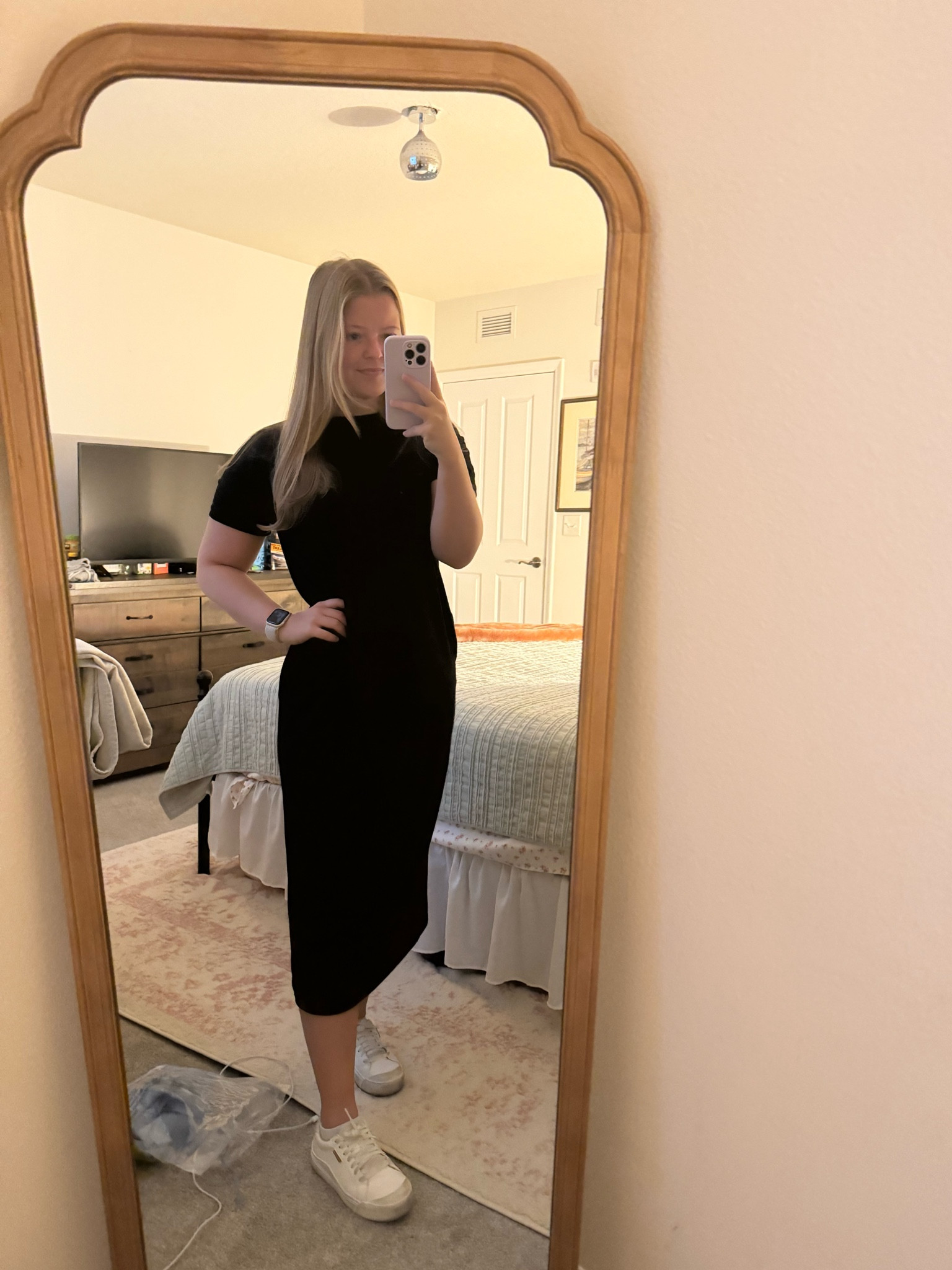 One of my fav easy but cute teaching outfits! Wore this to our awards ceremony this year🥰 These shoes are the comfiest ever!! Size 6 in shoes, Small in dress! I’m 5’3 for reference!!

#LTKFindsUnder100