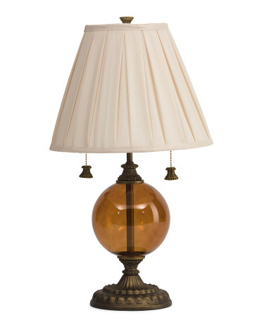 22in Glass Table Lamp | TJ Maxx