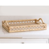 Goldie Rattan Tray | Etsy (US)