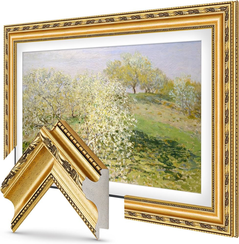 Frame My TV Deco TV Frames - Ornate Gold Smart Frame Compatible ONLY with Samsung The Frame TV an... | Amazon (US)