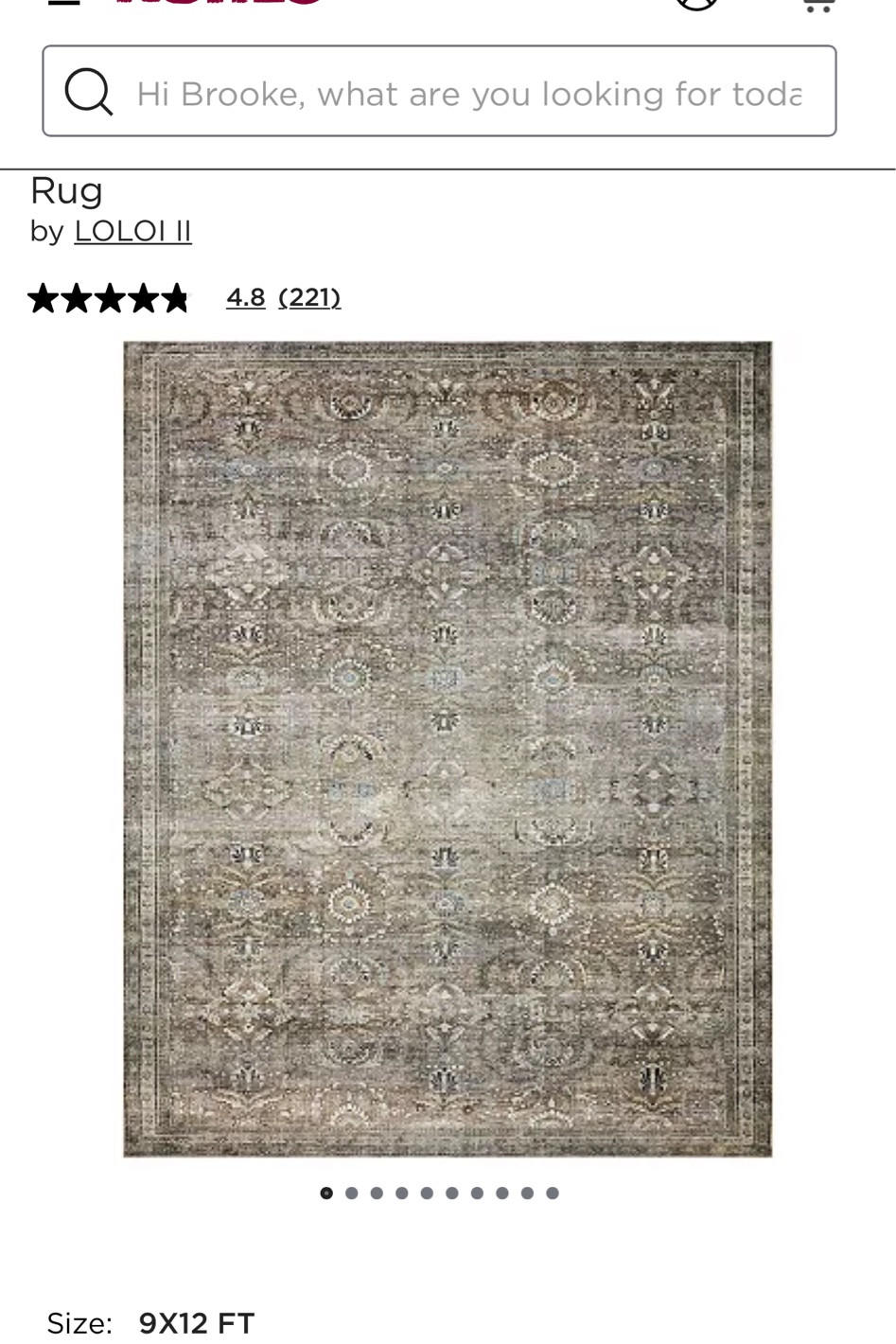 9x12 rug for less than $50 with the online coupons …run! 

#LTKhome #LTKsalealert