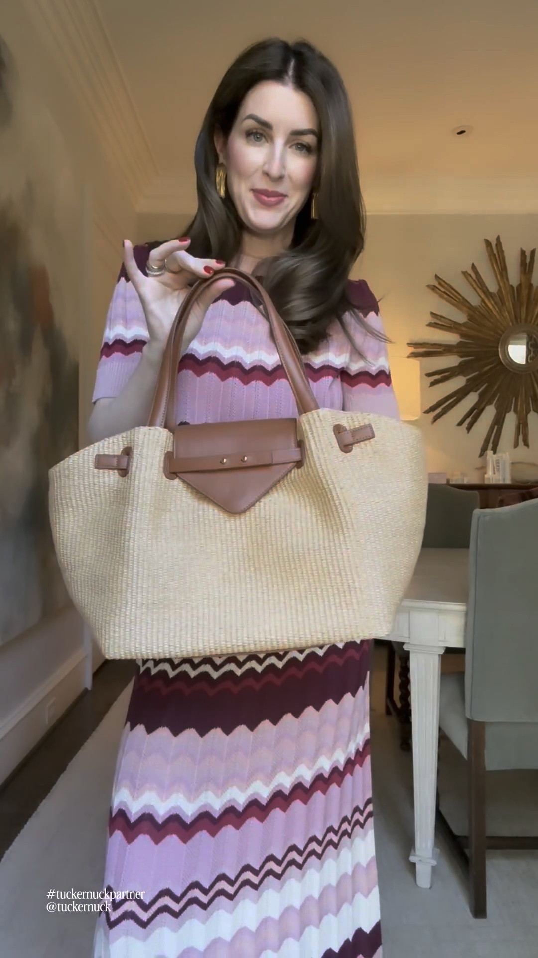 
Loving this matching set—the colors, the pattern, and the endless mixability. Wear it together for chic vacation vibes, or break it apart for everyday looks: top with white denim, skirt with a casual tee, elevated by the Rafia bag. Spring/summer done right. #tuckernuckpartner @tuckernuck 

 

#LTKdayinmylife #LTKootd #LTKOver40