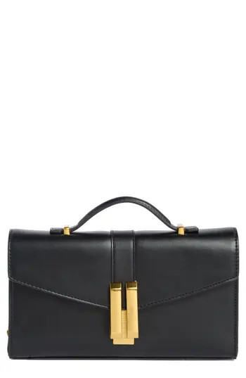BCBG Double Bar Shoulder Clutch in Black at Nordstrom Rack | Nordstrom Rack