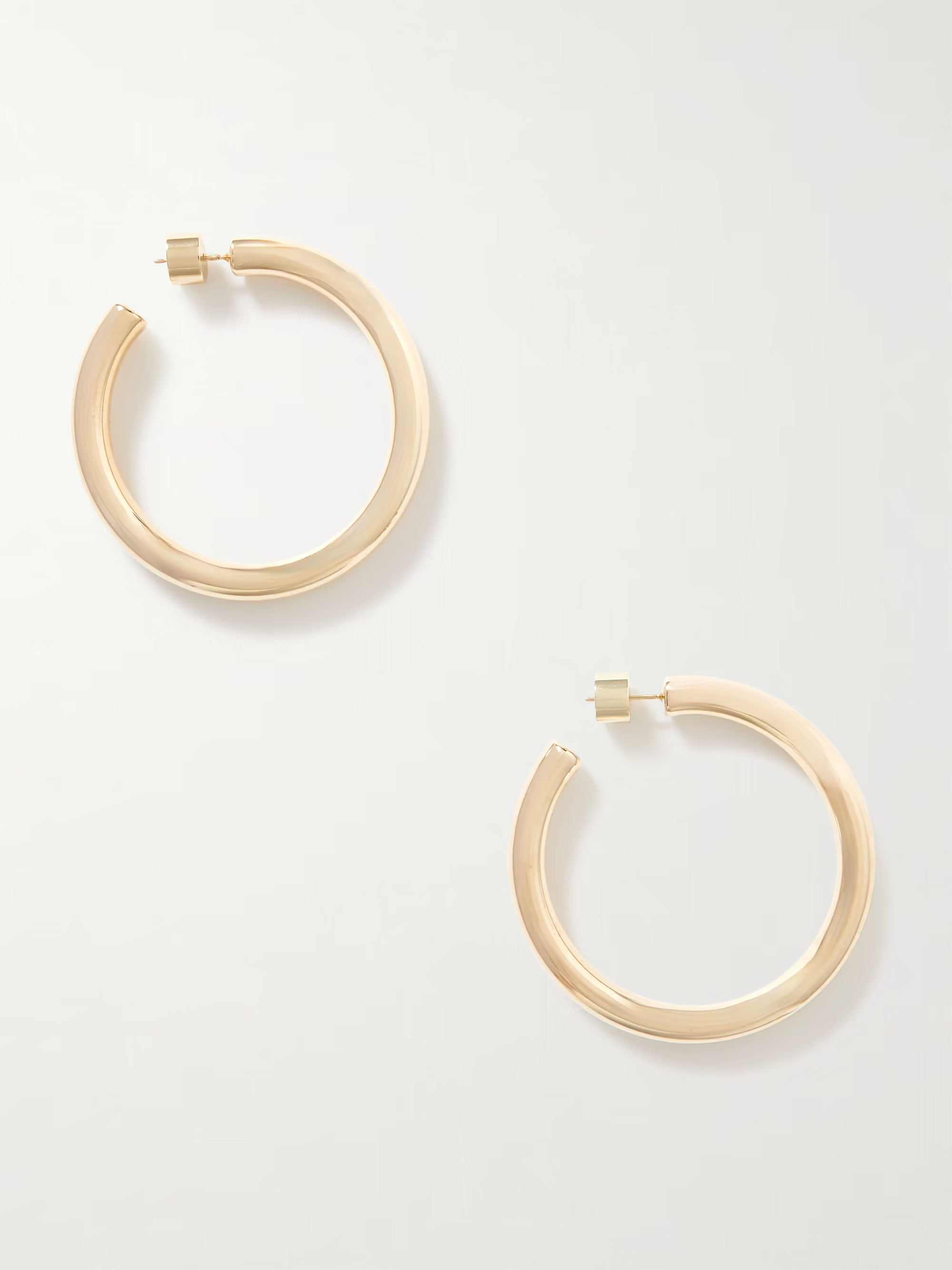 Baby Natasha gold-tone hoop earrings | NET-A-PORTER (UK & EU)