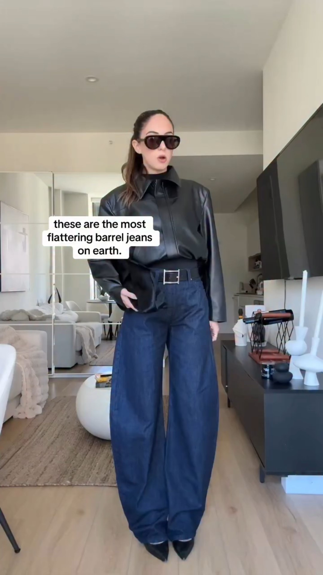 will never buy another pair of barrel pants again after discovering these… they are the most flattering jeans on earth.

#LTKSeasonal #LTKParties #LTKStyleTip