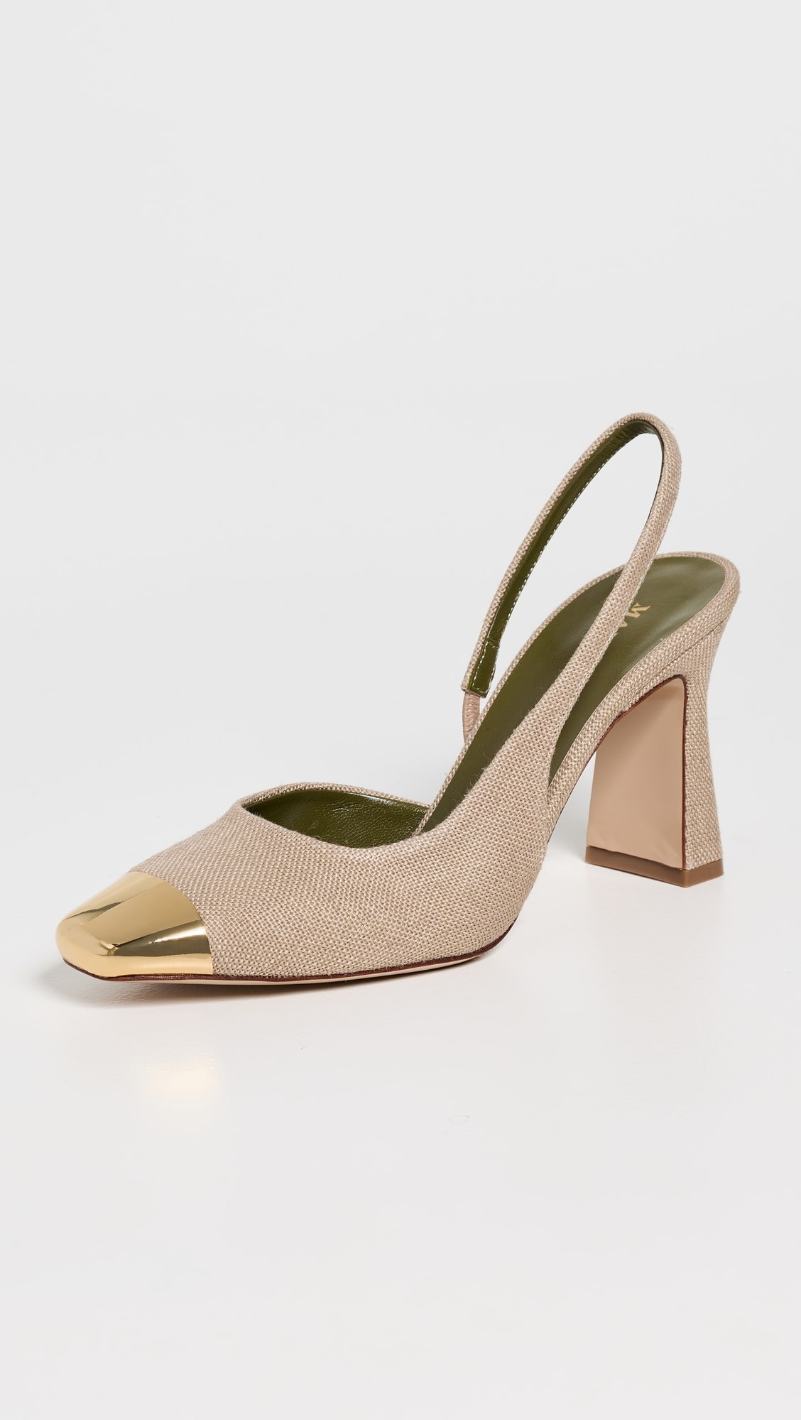 Maria Luca Eleonora Metal Toe Cap Slingback Pumps | Shopbop | Shopbop