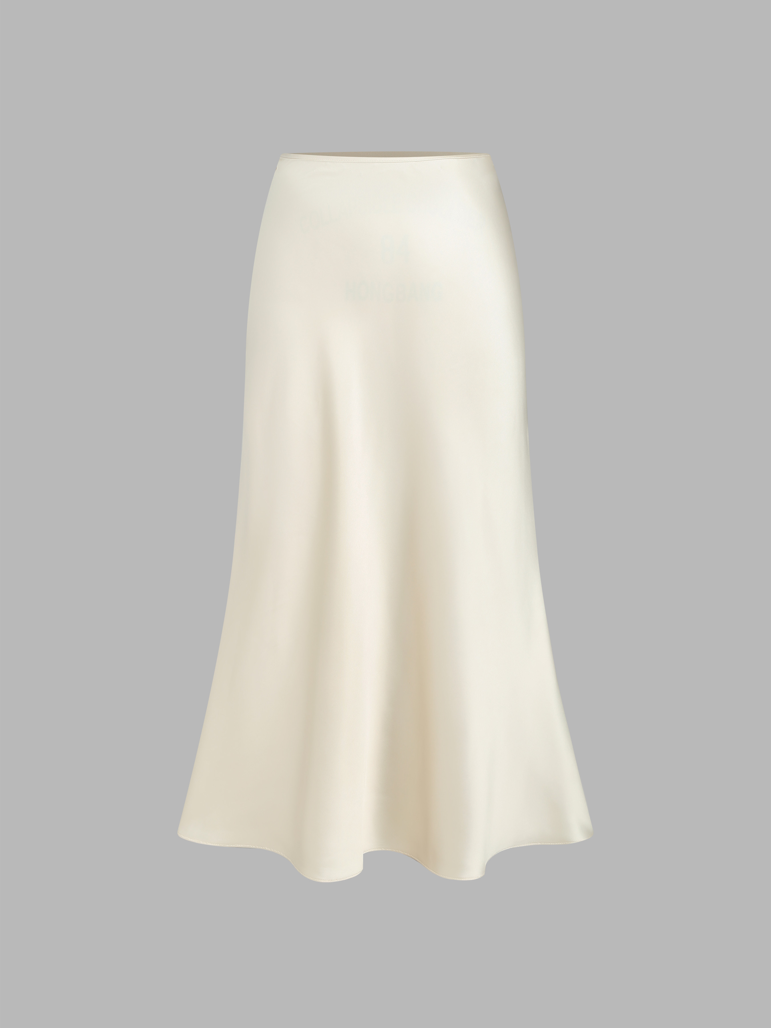 Office Siren Long Skirts Satin Satin Solid Ruffle Maxi Skirt For Vacation Holiday | Cider