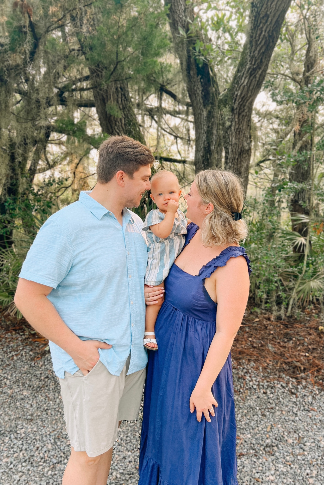 family photos at the beach 💙 first time parents, first vacation, first family vacation, baby’s first beach trip, toddler mom, mommy and me, free people dress, ae t shirt, old navy, toddler romper, blue outfits, blue dress, maxi dress, ruffle dress, shades of blue, Florida vacation 

#LTKfamily #LTKFind #LTKkids