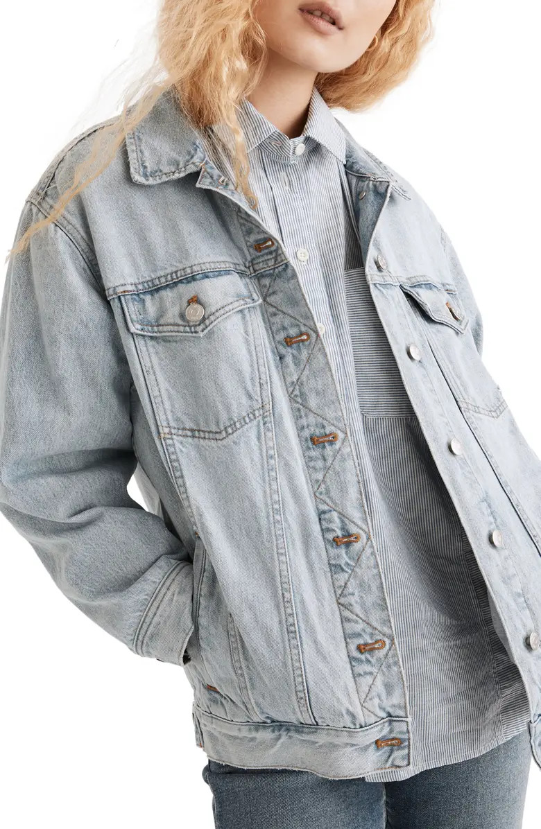 The Oversize Trucker Jean Jacket | Nordstrom