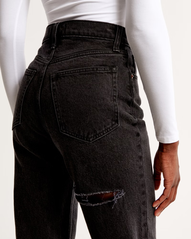Ultra High Rise 90s Straight Jean | Abercrombie & Fitch (US)