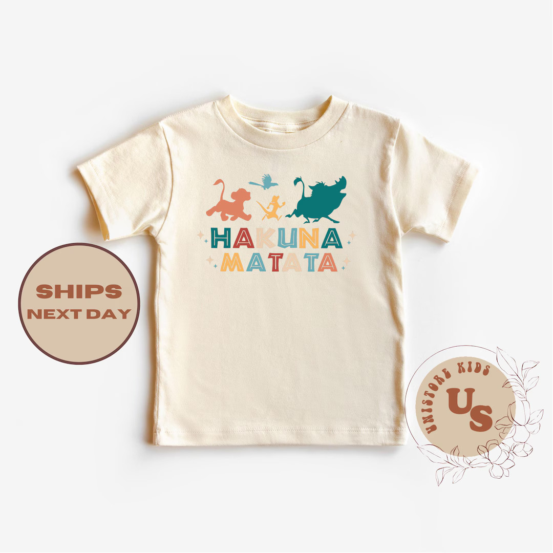 Hakuna Matata Toddler Shirt, Disney Safari Kids T-shirt, Safari Baby Bodysuit, Safari Toddler Shi... | Etsy (US)