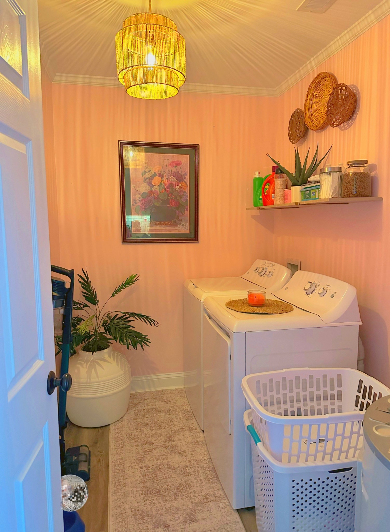Laundry room things 🧺 
#laundryroom #laundry #pinkhomedecor #pinklaundryroom 

#LTKHome