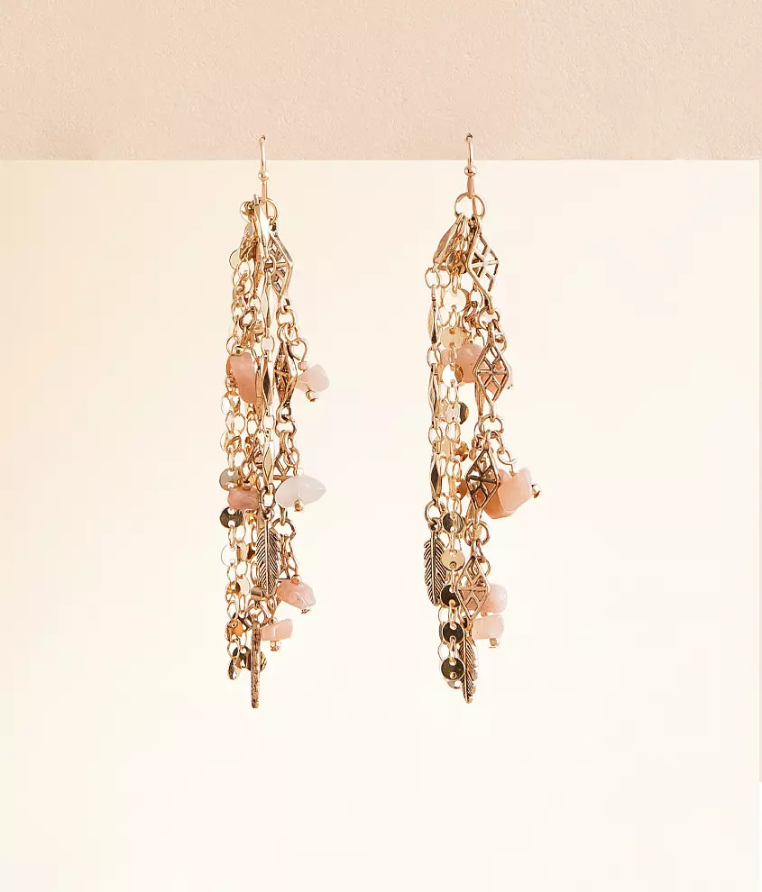 Stone Fringe Drop Earring | Buckle