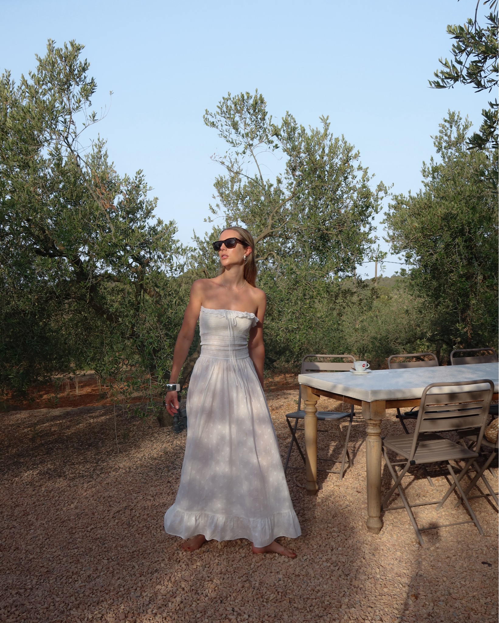 Dreamy romantic dress

White dress, strapless dress, silver bangle, midi dress, summer dress, frilly dress, solid and stripe, Marks & Spencer 

#LTKuk #LTKeurope #LTKsummer