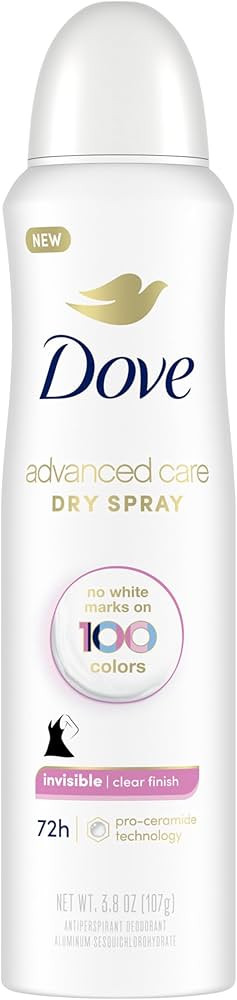Dove Advanced Care Antiperspirant Deodorant Spray Clear Finish Invisible antiperspirant deodorant... | Amazon (US)