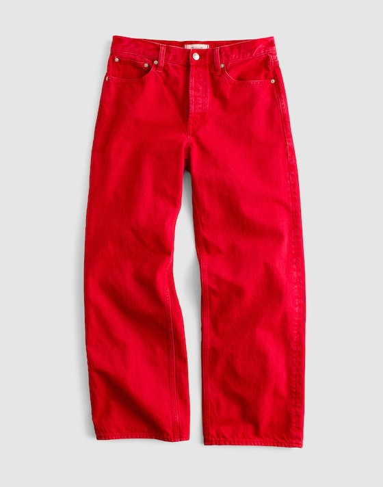 Low-Slung Baggy Crop Jean | Madewell